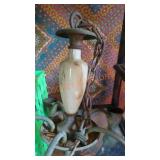 Vintage Stone Hanging Chandelier Lamp Vintage Stone Hanging Chandelier Lamp