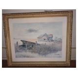 W.S. Dougherty Rural Farmhouse Framed Print W.S. Dougherty Rural Farmhouse Framed Print