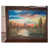 Framed & Signed Original Oil Painting Framed & Signed Original Oil Painting