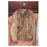Vintage Brown Leather Jacket Size 52 Vintage Brown Leather Jacket Size 52