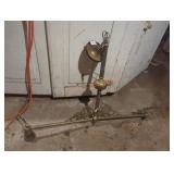 Vintage Victorian Brass Gas Ceiling Lamp Vintage Victorian Brass Gas Ceiling Lamp