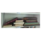 Misc. Vintage Books Shelf Lot Misc. Vintage Books Shelf Lot