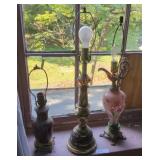 Decorative Table Lamps - Qty 3 Decorative Table Lamps - Qty 3