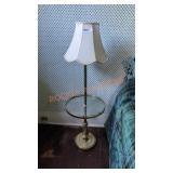 Metal Floor Lamp With Glass Table Metal Floor Lamp With Glass Table