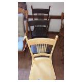 3 Wooden Victorian Dining Chairs 3 Wooden Victorian Dining Chairs
