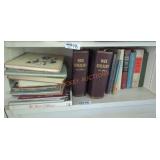 Misc. Vintage Books Shelf Lot Misc. Vintage Books Shelf Lot