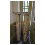 Vintage Wooden Columns Vintage Wooden Columns