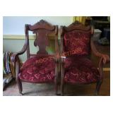 Ornate Antique Chairs - Qty 2 Ornate Antique Chairs - Qty 2