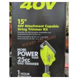 Ryobi 40v attachment capable string trimmer Ryobi 40v attachment capable string trimmer