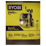 RYOBI 2,000PSI 1.2GPM ELECTRIC PRESSURE WASHER RYOBI 2,000PSI 1.2GPM ELECTRIC PRESSURE WASHER