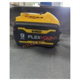 DeWalt 20v/60v flex volt 9 ah battery