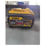 DeWalt 20v/60v flex volt 12 ah battery