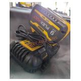 DeWalt 20v/60v flex volt 9 ah battery and charger