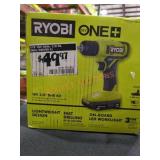 Ryobi 18V 3/8" Drill Kit