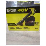 RYOBI 40V Cordless Leaf Vacuum RYOBI 40V Cordless Leaf Vacuum