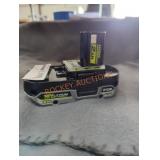 Ryobi 18v 2 ah battery Ryobi 18v 2 ah battery