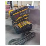 DeWalt 20v/60v 9 ah flex volt battery and charger