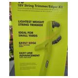 Ryobi 18v string trimmer edger Ryobi 18v string trimmer edger