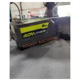 Ryobi 40v 6 ah battery and charger Ryobi 40v 6 ah battery and charger