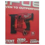 Milwaukee M18 18ga narrow crown stapler