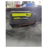 Ryobi 40v 6 ah battery Ryobi 40v 6 ah battery
