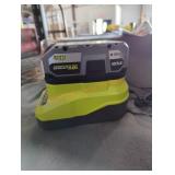 Ryobi 18v 4 ah battery and charger