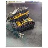 DeWalt 20v 2 ah battery and charger