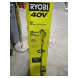 Ryobi 40v 15" String Trimmer Kit Ryobi 40v 15" String Trimmer Kit