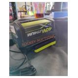 Ryobi 40v 6 ah battery and charger Ryobi 40v 6 ah battery and charger