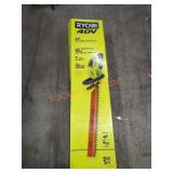 RYOBI 24" 40V Hedge Trimmer Kit RYOBI 24" 40V Hedge Trimmer Kit