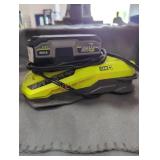 Ryobi 18v 4 ah battery and charger Ryobi 18v 4 ah battery and charger