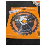 RIDGID 7-1/4" 24 Carbide Circular Saw Blade