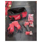 Milwaukee Lot 5/8" Impact Wrench, Carton Utility