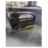 Ryobi 40v 5 ah battery and charger Ryobi 40v 5 ah battery and charger