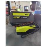 Ryobi 40v 6 ah battery and charger Ryobi 40v 6 ah battery and charger