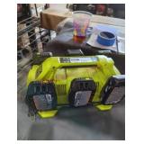 Ryobi 18v 6 port charger and 6-1.5 ah batteries Ryobi 18v 6 port charger and 6-1.5 ah batteries