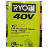 Ryobi 40V 15" String Trimmer