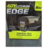 Ryobi 40v lithium high profotmance edge battery