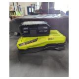 Ryobi 18v 4 ah battery and charger Ryobi 18v 4 ah battery and charger