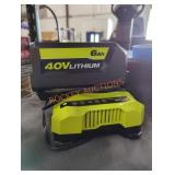 Ryobi 40v 6 ah battery and charger Ryobi 40v 6 ah battery and charger