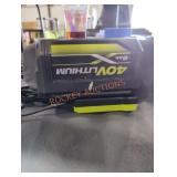 Ryobi 40v 6 ah battery and charger Ryobi 40v 6 ah battery and charger