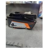 Ridgid 18v 4 ah battery Ridgid 18v 4 ah battery