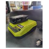 Ryobi 18v battery and charger Ryobi 18v battery and charger