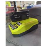 Ryobi 18v 4 ah battery and charger Ryobi 18v 4 ah battery and charger