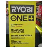 RYOBI ONE+ 18V TELESCOPING POWER SCRUBBER RYOBI ONE+ 18V TELESCOPING POWER SCRUBBER
