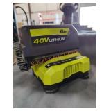 Ryobi 40v 6 ah battery and charger Ryobi 40v 6 ah battery and charger