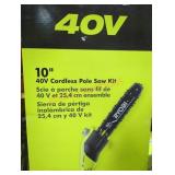Ryobi 40v cordless pole saw Ryobi 40v cordless pole saw