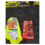 Milwaukee Safety Glasses and Vest
