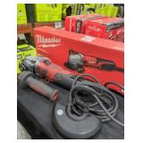 Milwaukee 5" small angle grinder slide Milwaukee 5" small angle grinder slide