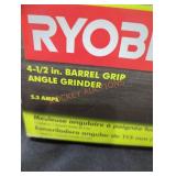 Ryobi corded barrel grip angle grinder Ryobi corded barrel grip angle grinder